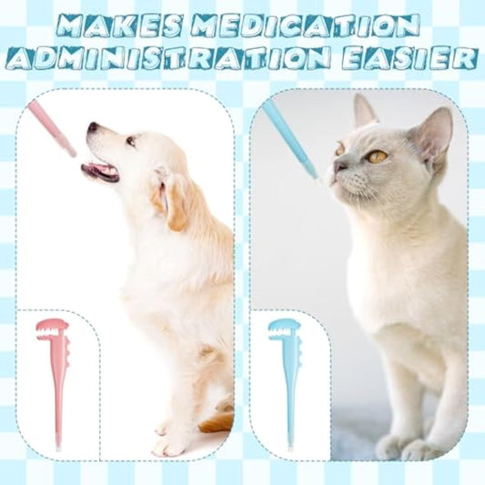 2 Pcs Pet Pill Shooter For Cat Dog Pill Shooter Pet Pill Dispenser Cat Pill Gun Oral Tablet Capsule Silicone Syringes With Soft Tip For Cats Dogs Small Animals