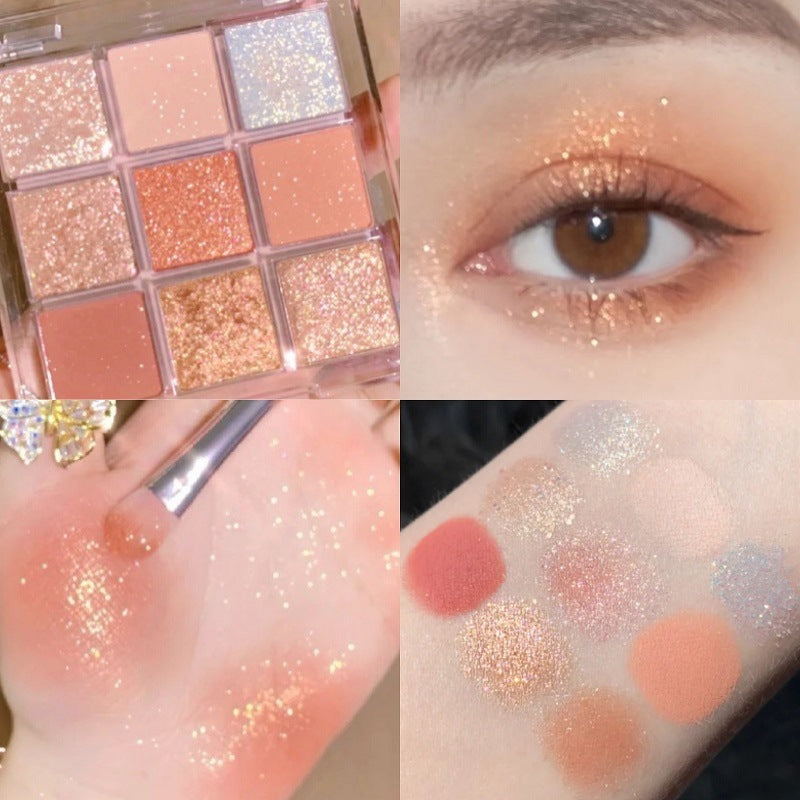 Fashion Personality Acrylic Nine Colors Eye Shadow Plate
