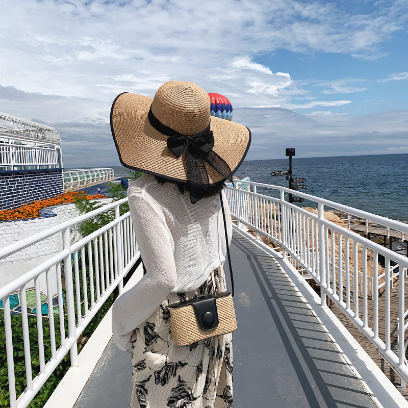 Fashion Straw Bag Summer Bucket Western Style Niche