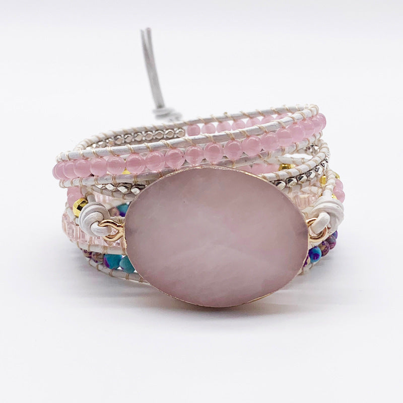 Multilayer Creative Quartz Bracelet Woven Boho