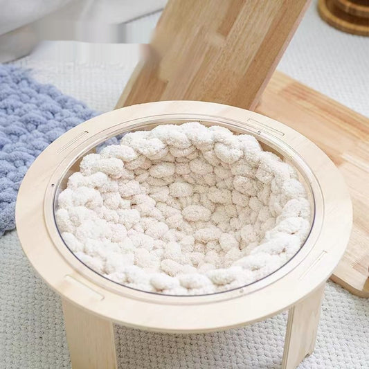Hand-woven Thermal Knitting Pet Mat Dog And Cat Nest Mattress Wool Carpet