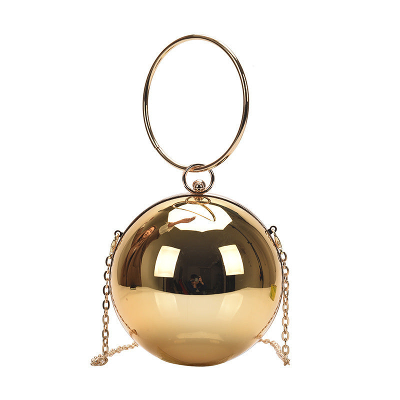 Women's Acrylic Small Round Bag