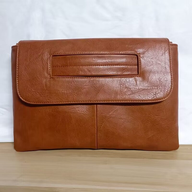 Retro Handbag With Sleeve Crossbody Shoulder Bag With Sleeve