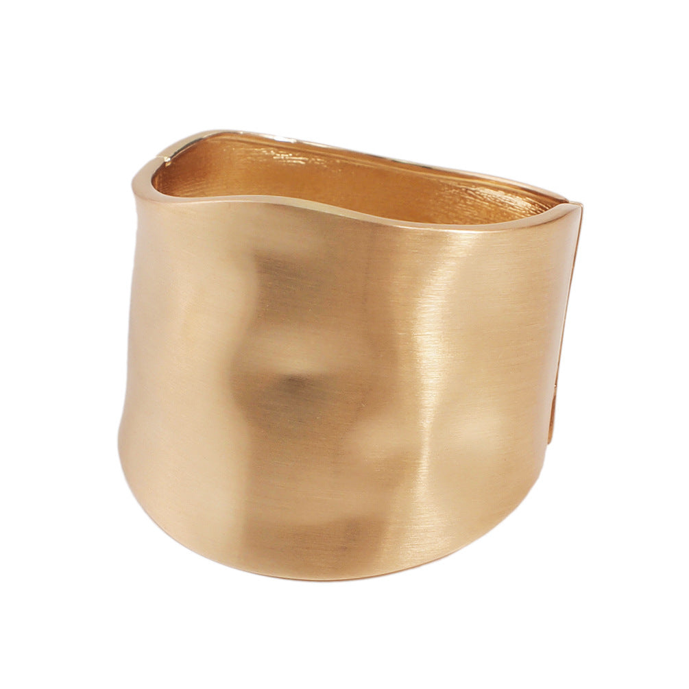 New popular simple and exaggerated wide side bracelet