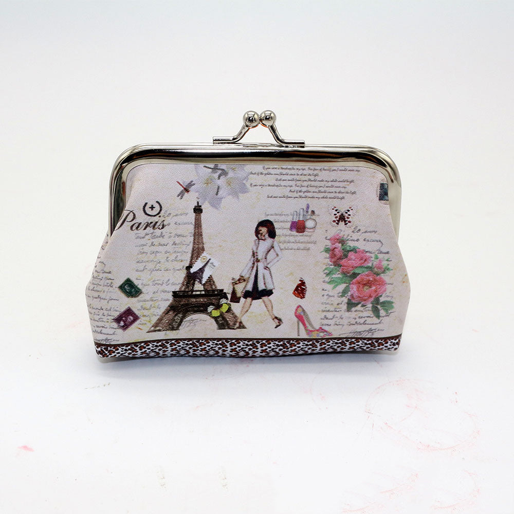 Digital printed coin purse ladies cute coin bag