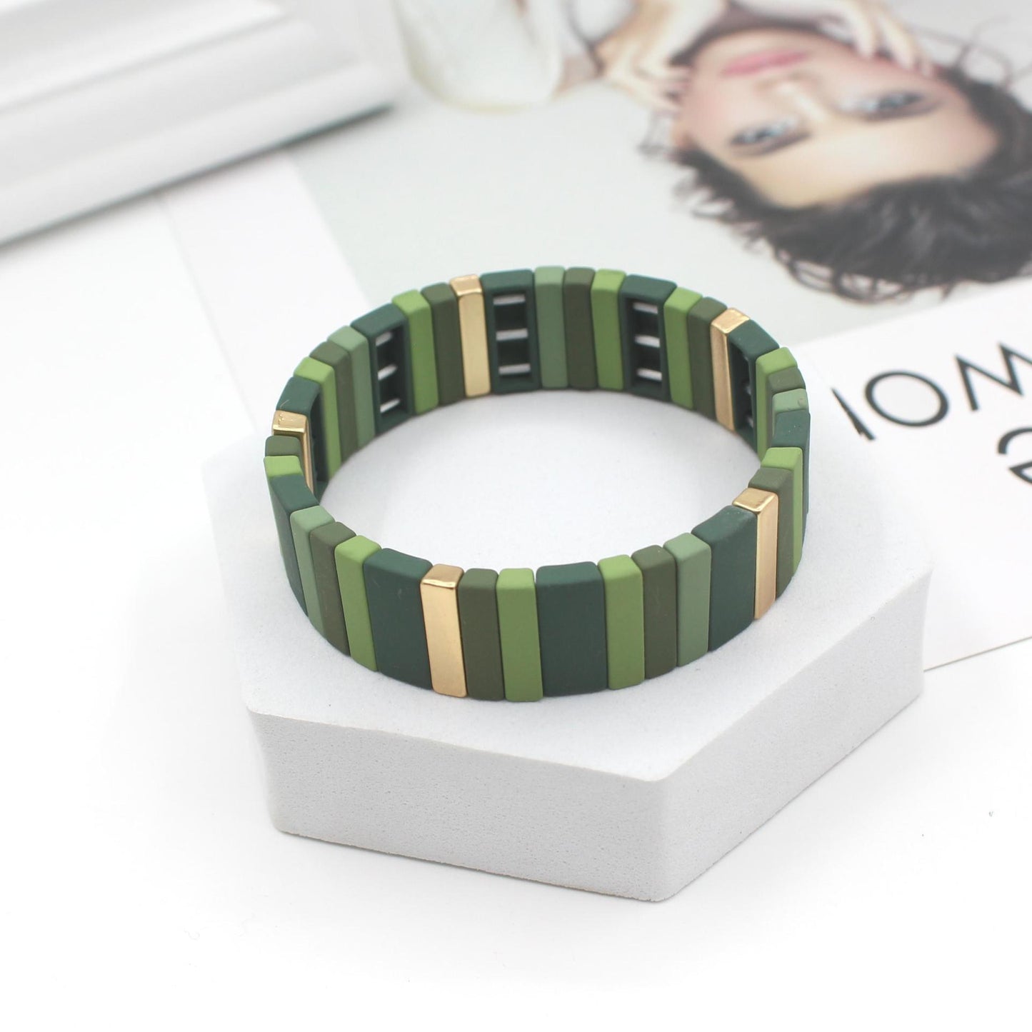 Enamel Bracelet Cold Air All-match Geometry