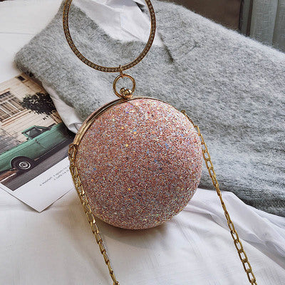 Fashion personality sequin messenger bag