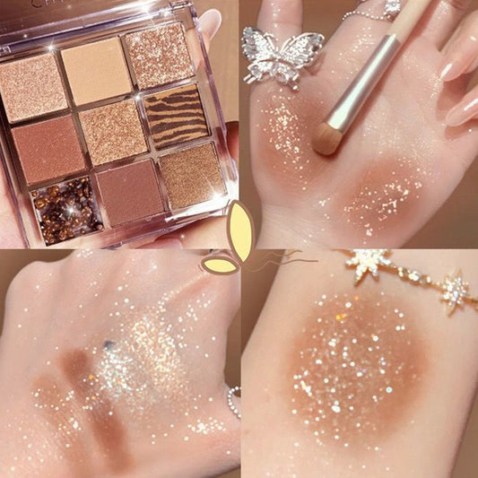 Fashion Personality Acrylic Nine Colors Eye Shadow Plate