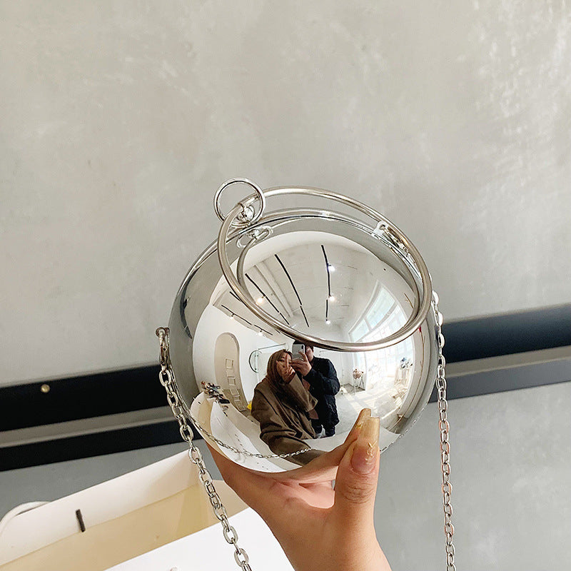 Women's Acrylic Small Round Bag