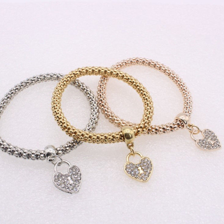 Three-color thick chain set