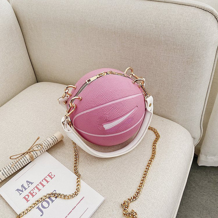 New spherical handbag shoulder diagonal bag