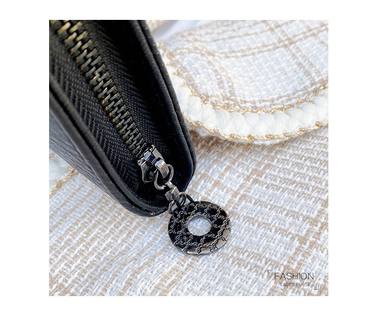 Women's Fashion Skull Long Wallet With Multiple Card Slots