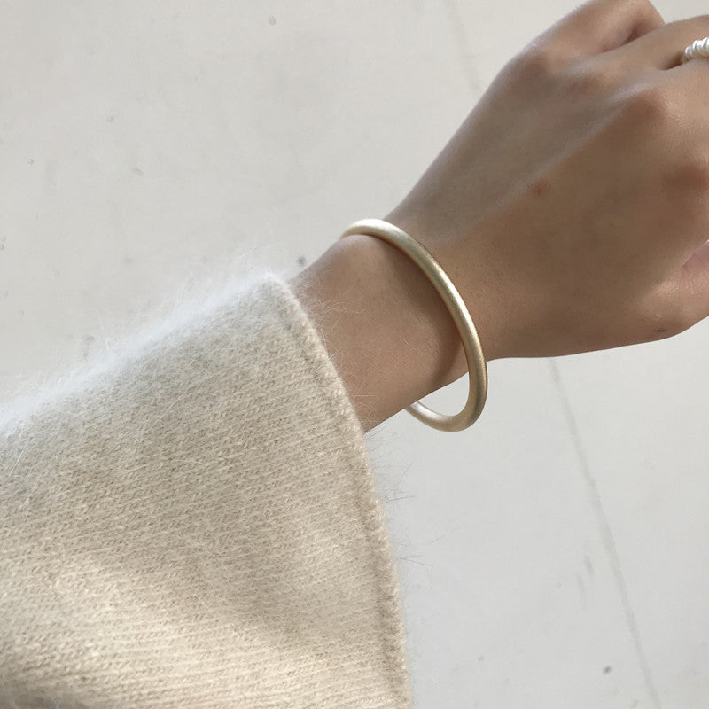 Simple retro gold matte ladies bracelet Jewelry