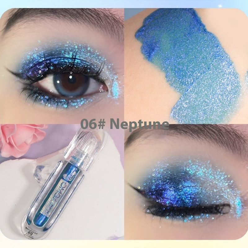Chameleon Rhinestone Liquid Eye Shadow Multicolor Series Pearlescent Thin And Glittering Highlight