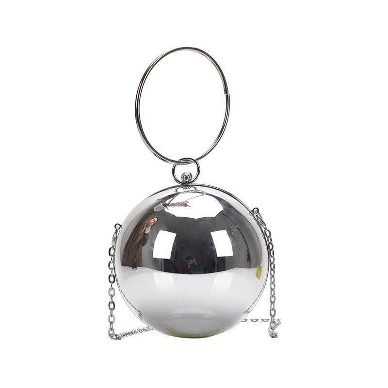 Women's Acrylic Small Round Bag