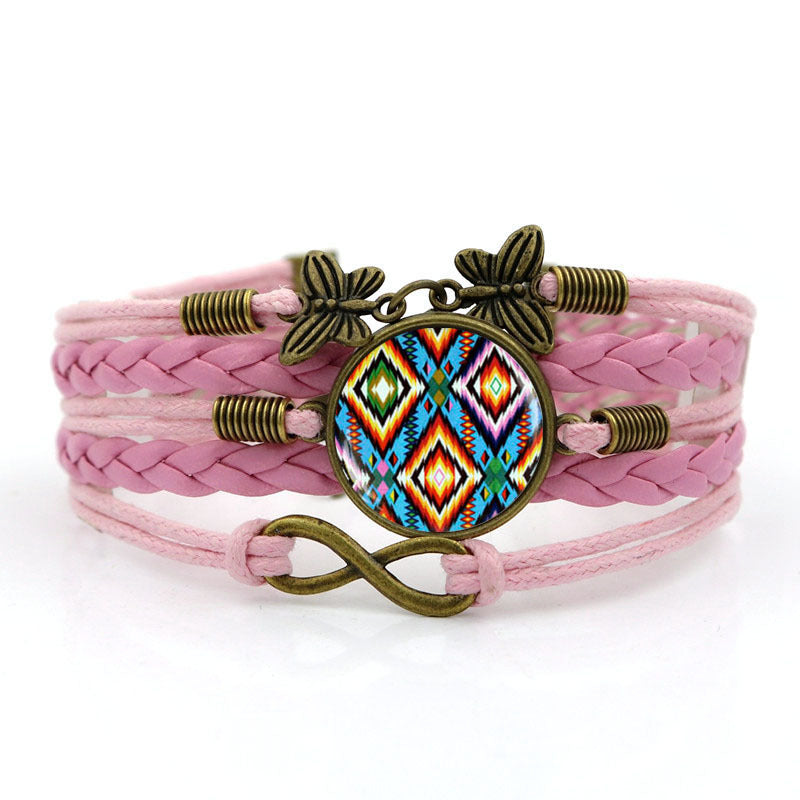 Time Gem Braided Bracelet