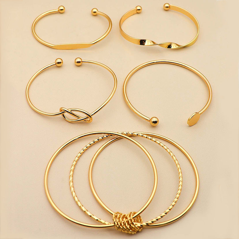 Ladies Ball Bead Disc Knotted Multilayer Geometry