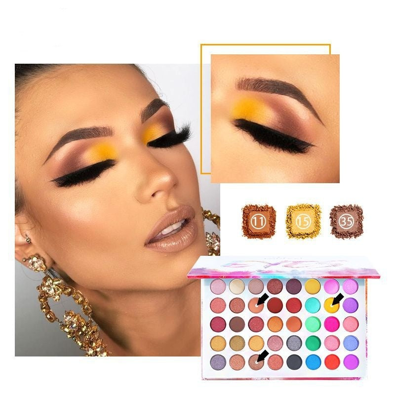 Shimmer Matte Multi-color Combination Makeup Eye Shadow