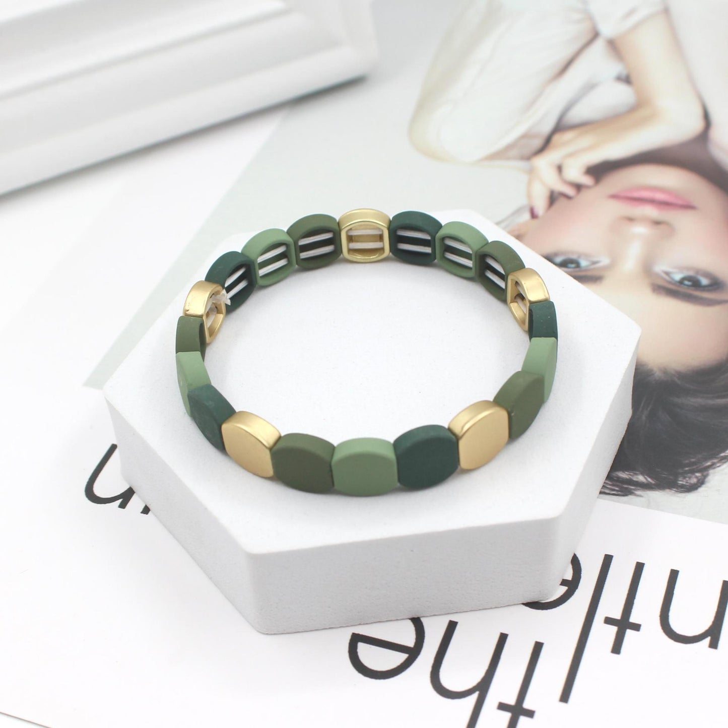 Enamel Bracelet Cold Air All-match Geometry