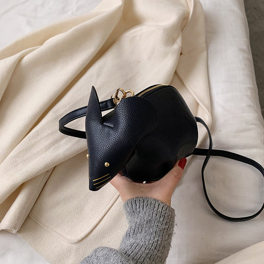 Women's Bag Single Shoulder Diagonal Bag Cute Mouse Bag