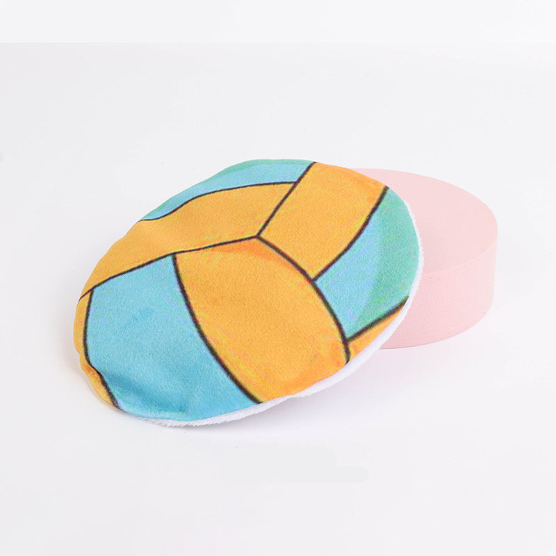 Catnip Toys For Indoor Cats Adult And Kitten Interactive Cat Flying Disc Toy Cat Plush Rubbing Toys With Cat Nips And Mylar Crinkle Sound Cat Chew Toy And Kitten Teething Toy