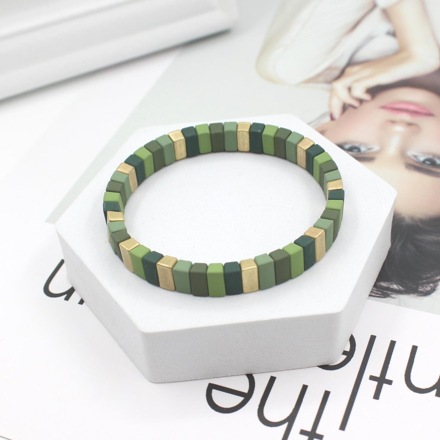 Enamel Bracelet Cold Air All-match Geometry