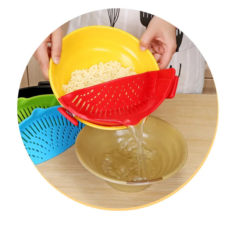 Household Water Filter Noodle Leak-proof Drainer For Kitchen