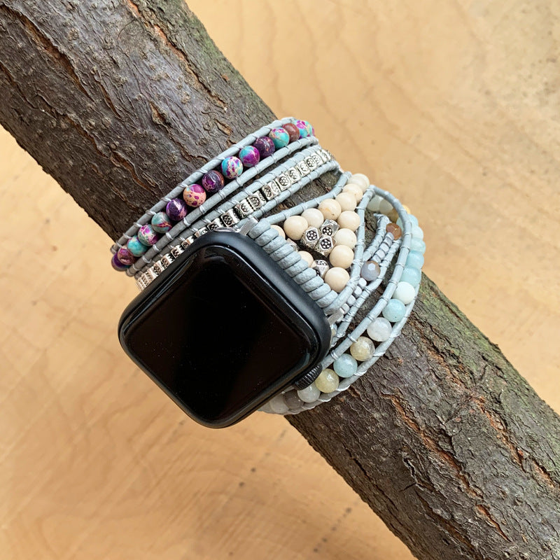 Natural Stone Multi-layer Winding Type Bracelet Strap