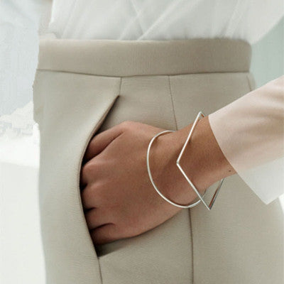 Square diamond bracelet