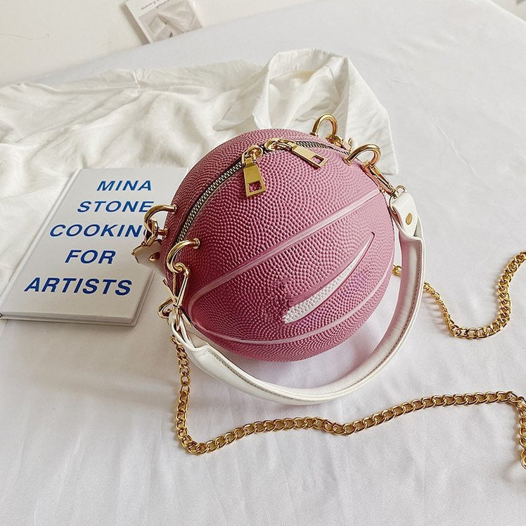 New spherical handbag shoulder diagonal bag