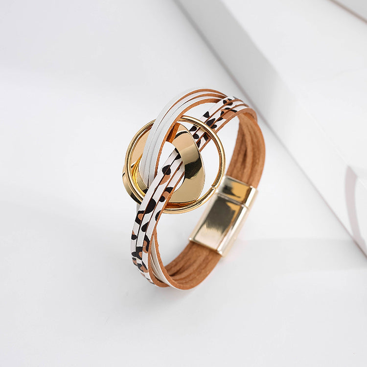 Bracelet Bohemian Multilayer Leather Fashion