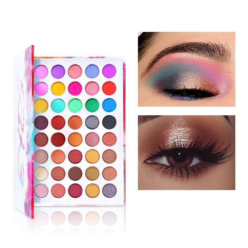 Shimmer Matte Multi-color Combination Makeup Eye Shadow