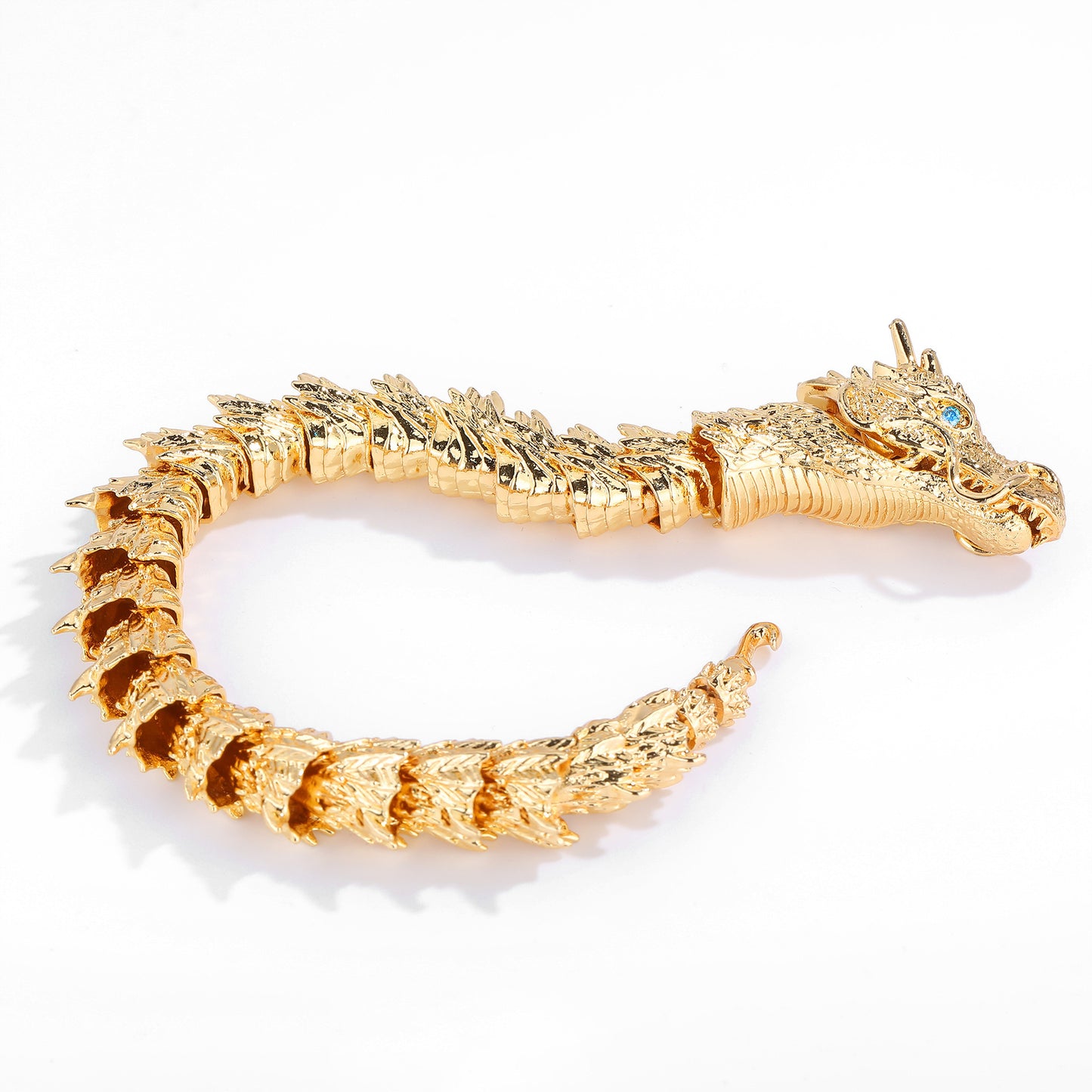 Handmade Retro Domineering Dragon Head Bracelet Men's Fashion
