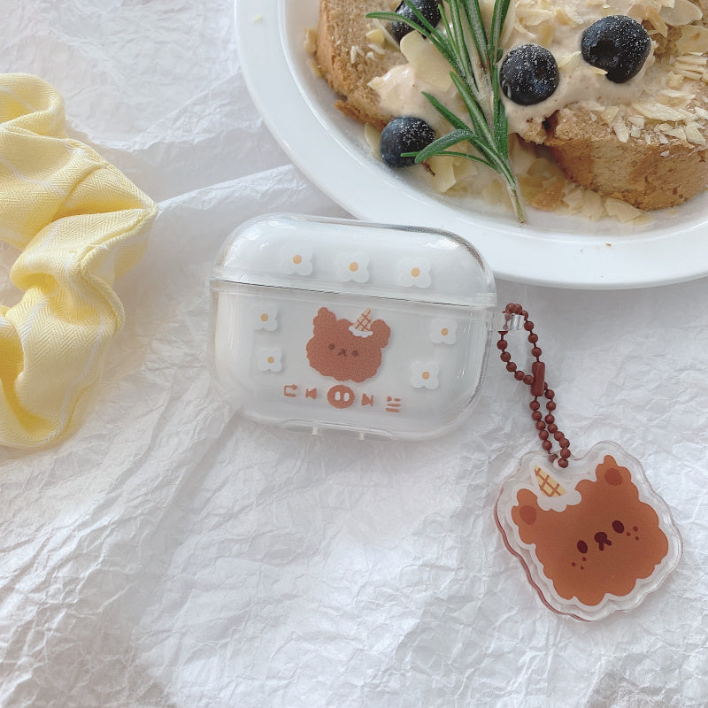 Compatible with Apple, Transparent Soft Silicone Bluetooth Earphone Shell