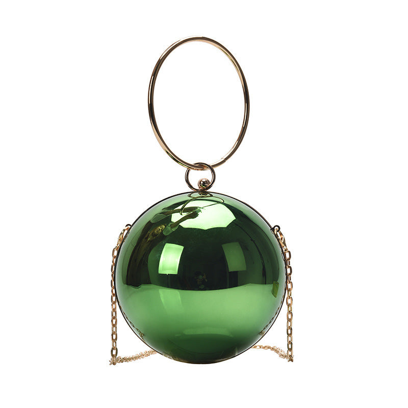 Women's Acrylic Small Round Bag