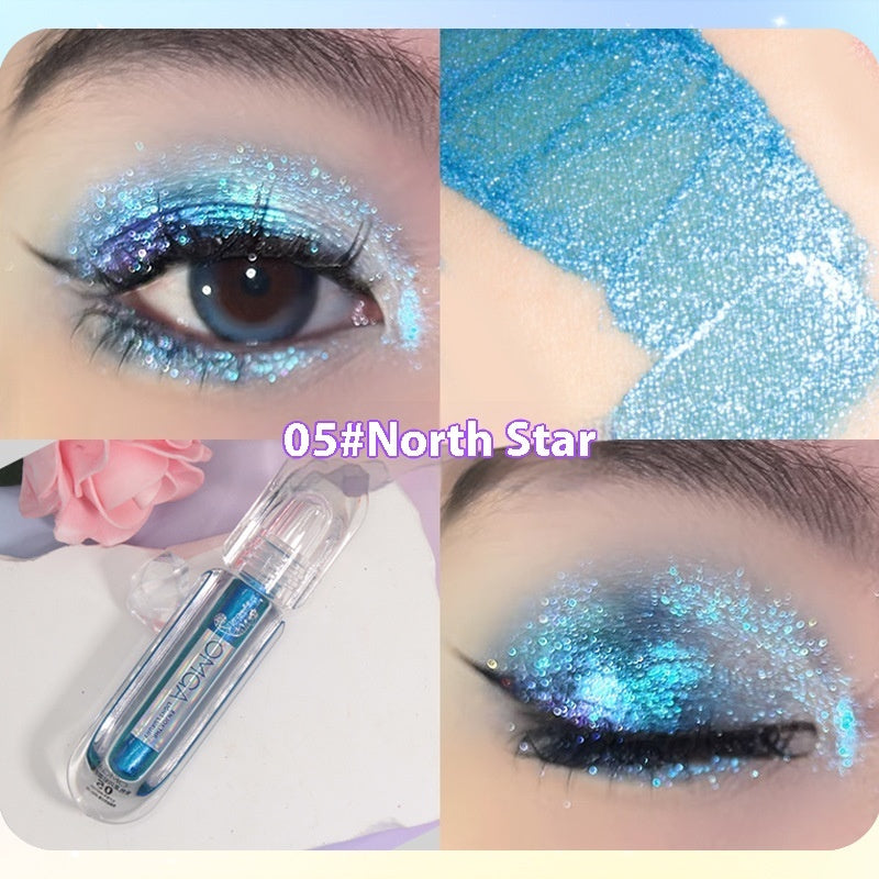 Chameleon Rhinestone Liquid Eye Shadow Multicolor Series Pearlescent Thin And Glittering Highlight